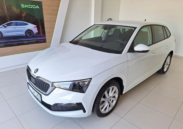 Skoda Scala cena 108900 przebieg: 4200, rok produkcji 2023 z Zielonka małe 137